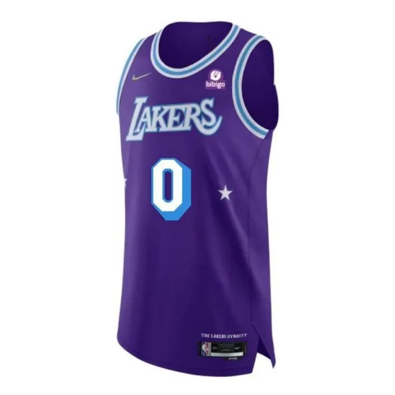 Nike x NBA LAKERS Russell Westbrook Jerseys 'Purple' DB3675-504 sold by KicksCrew