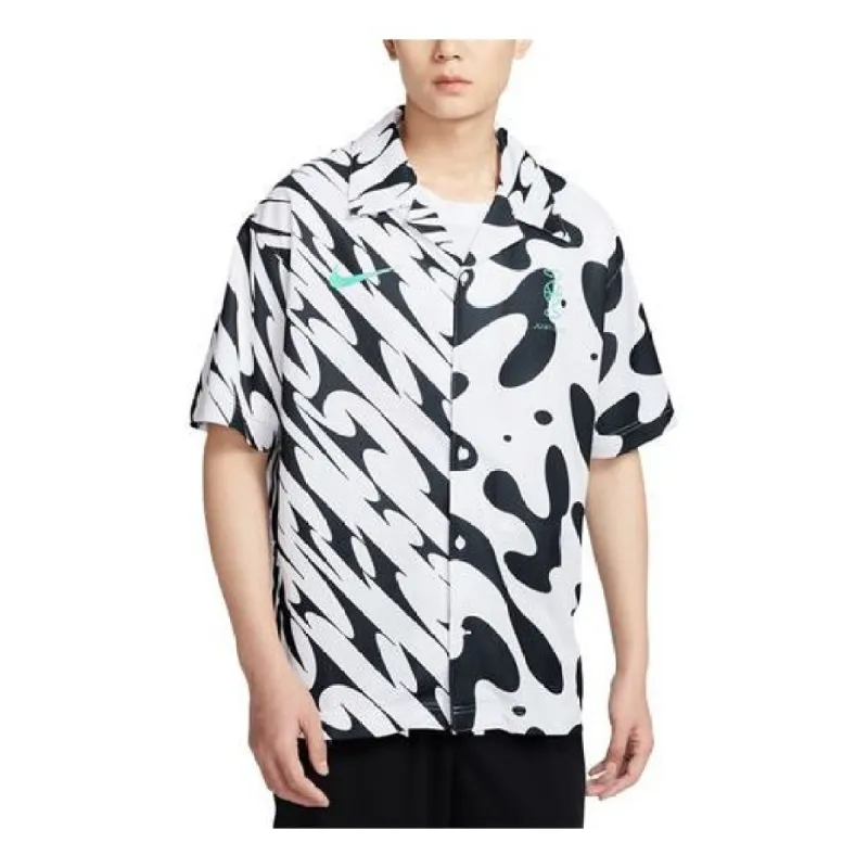 NIKE DRI-FIT SHOOTING TOP 'Black White' FJ7230-100 sold by KicksCrew