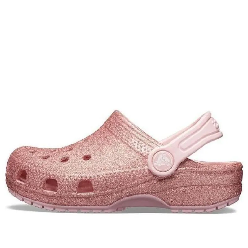 (GS) Crocs Classic Glitter Clogs 'Rose Pink' 205441-682 sold by KicksCrew