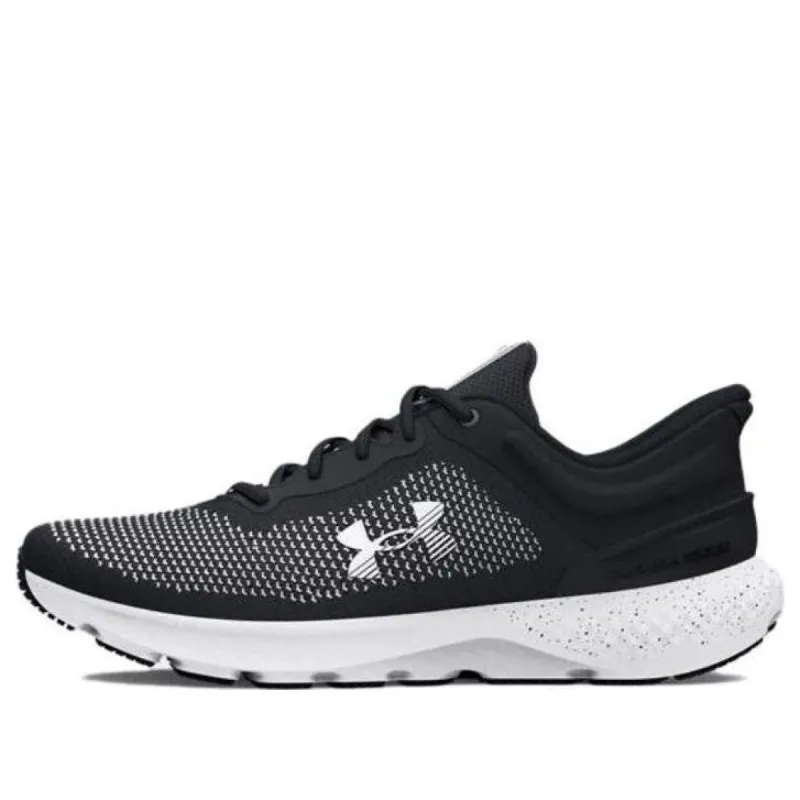 Under Armour Charged Escape 4 Knit Shoes 'Black White' 3026521-001 sold by KicksCrew