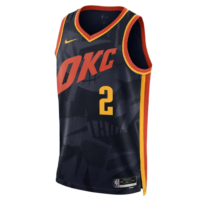 Nike Dri-FIT NBA Swingman Jersey 2023/24 City Edition 'Oklahoma City Thunder Shai Gilgeous-Alexander' DX8513-421 sold by KicksCrew