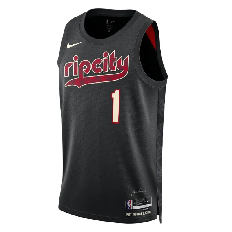 Nike Dri-FIT NBA Swingman Jersey 2023/24 City Edition 'Portland Trail Blazers Anfernee Simons' DX8517-012 sold by KicksCrew