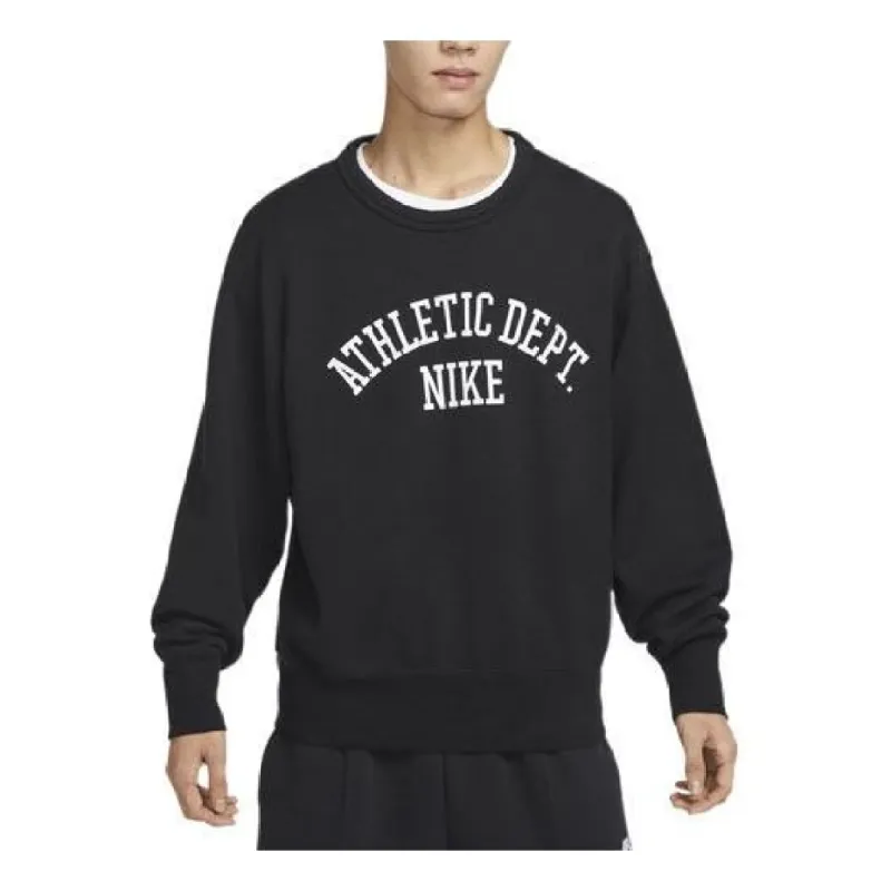 Nike Sportswear Trend Fleece Crew Top 'Black' DX0026-010 sold by KicksCrew