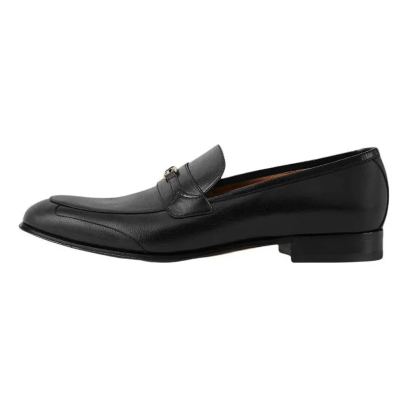 GUCCI Loafer with Interlocking G 'Black' 692253-D3V00-1000 sold by KicksCrew