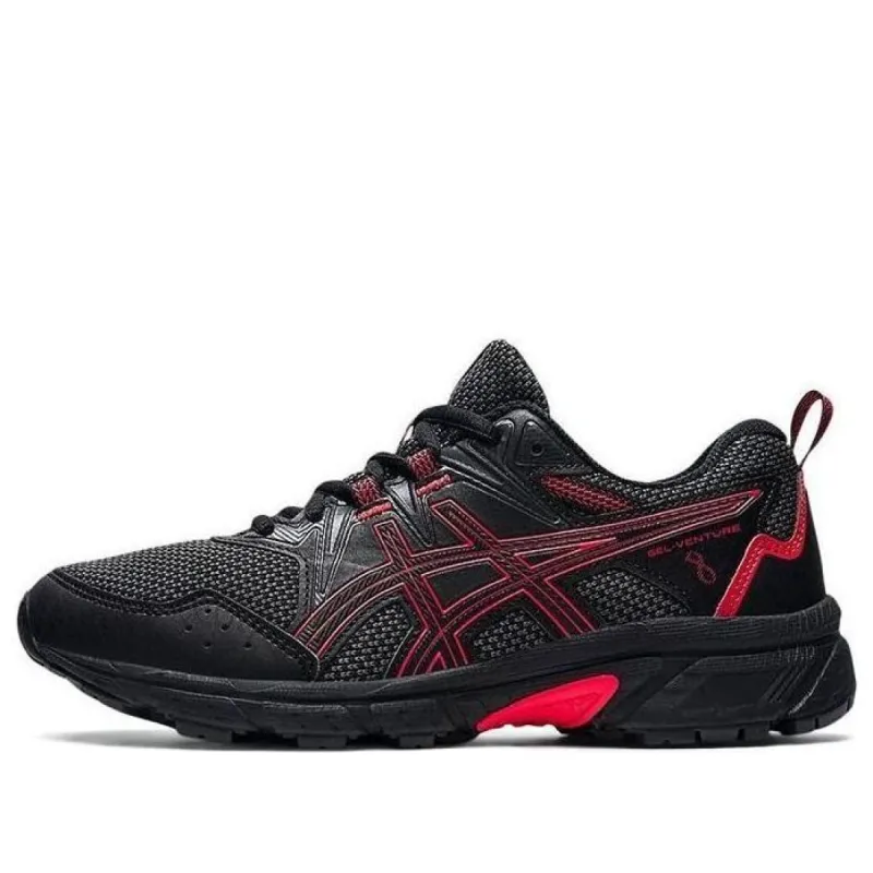 (GS) ASICS Gel-Venture 8 'Black Electric Red' 1014A141-007 sold by KicksCrew