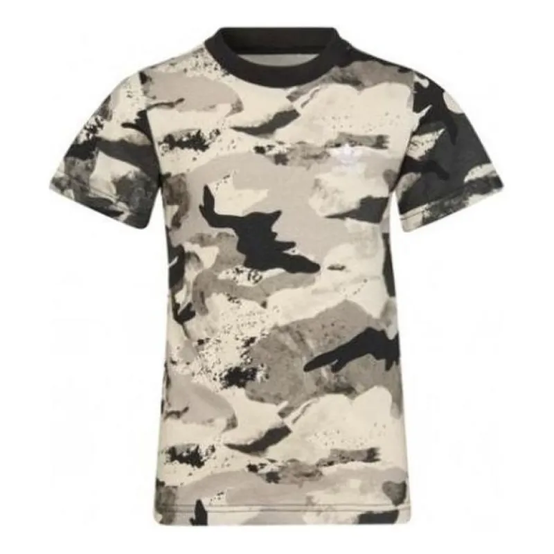 (PS) adidas originals Logo T-Shirts 'Camo' HK0286 sold by KicksCrew