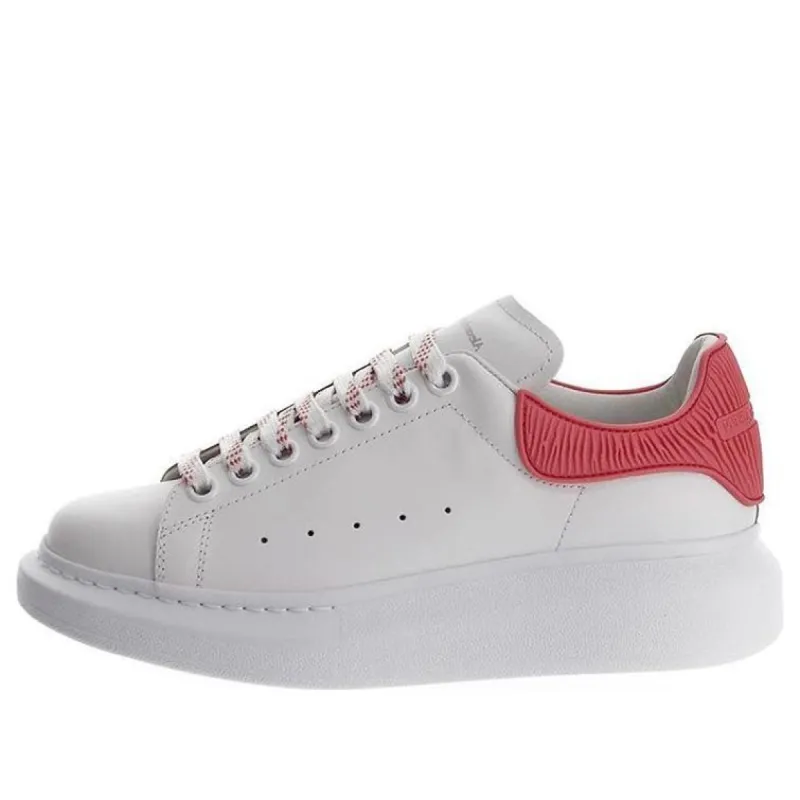 (WMNS) Alexander McQueen Oversized Shoes 'Cream White Red' 718157WICGK9387 sold by KicksCrew