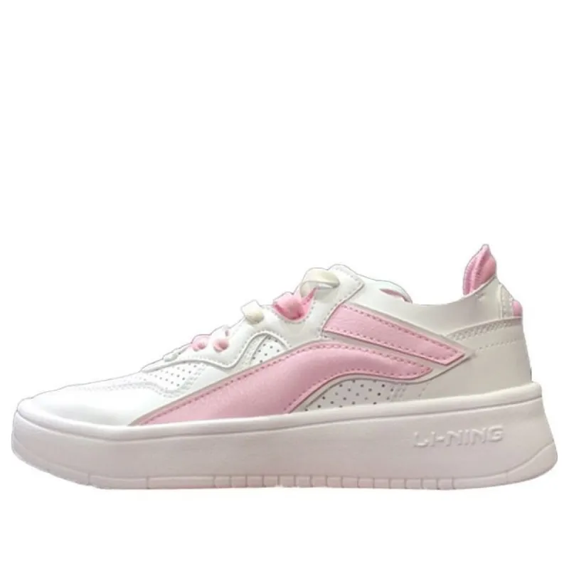 (WMNS) Li-Ning Wave S Lite 'White Pink' AGCQ124-3 sold by KicksCrew