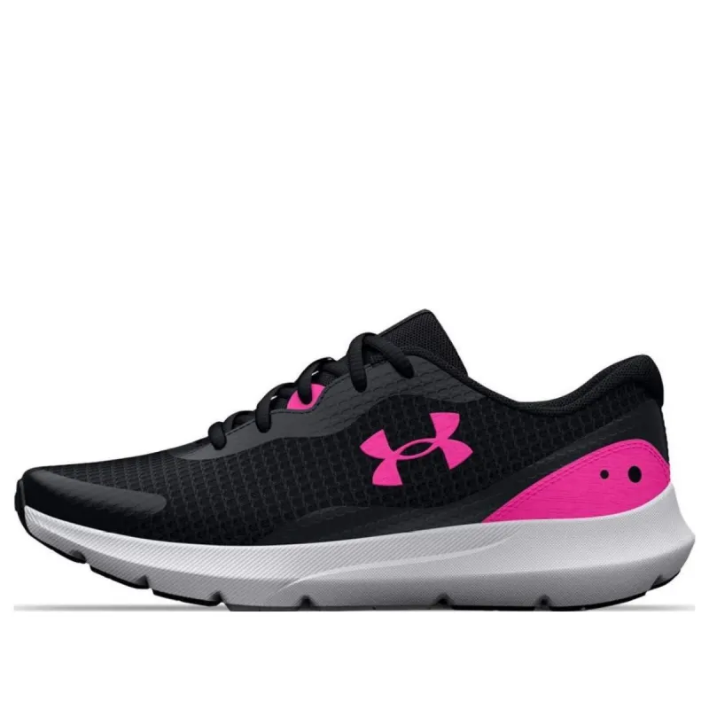 (WMNS) Under Armour Surge 3 'Black Rebel Pink' 3024894-004 sold by KicksCrew