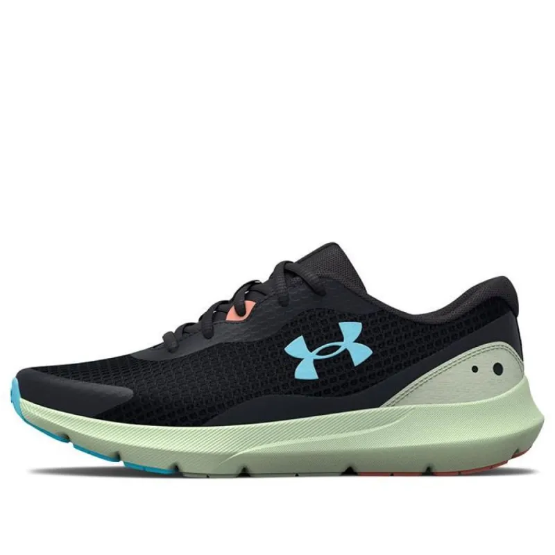 (WMNS) Under Armour Surge 3 'Black Sage Blue' 3024894-003 sold by KicksCrew