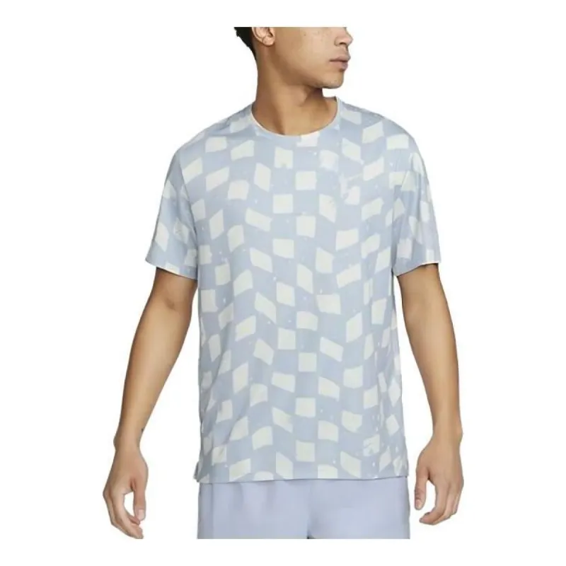 Nike Dri-FIT Miler Short-Sleeve Running Top 'Cobalt Bliss' DX0871-479 sold by KicksCrew