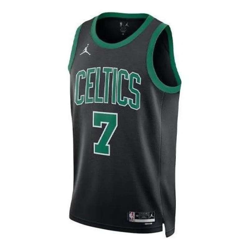 Air Jordan Brand Jaylen Boston Celtics Swingman Jersey 'Black Green' DO9519-011 sold by KicksCrew