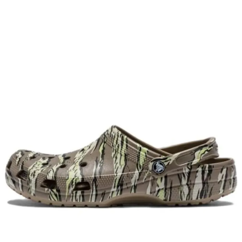 Crocs Classic Printed Camo Clogs 'Brown' 894825 sold by KicksCrew