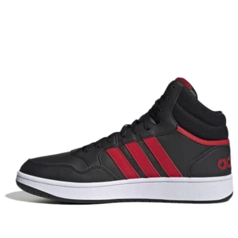 adidas Hoops 3.0 Mid 'Black Scarlet' ID9835 sold by KicksCrew