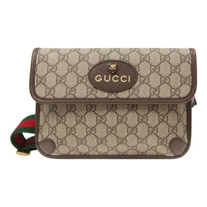 GUCCI Neo Vintage GG Supreme Belt Bag 'Brown' 493930-9C2VT-8745 sold by KicksCrew