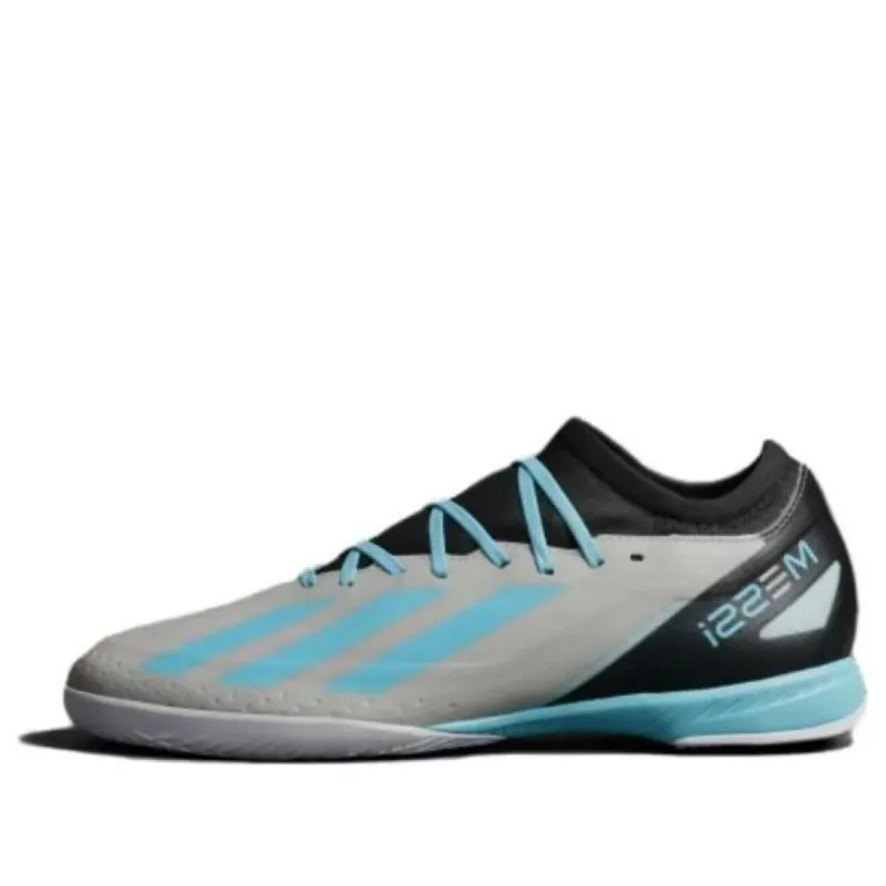adidas X Crazyfast Messi.3 Indoor Soccer Shoes 'Silver Blue' IE4076 sold by KicksCrew