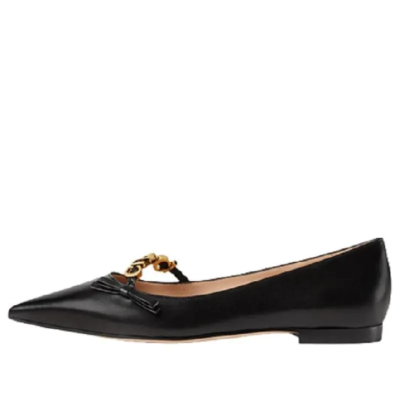 (WMNS) GUCCI Ballet Flat 'GUCCI - Black' 674772-C9D10-1000 sold by KicksCrew