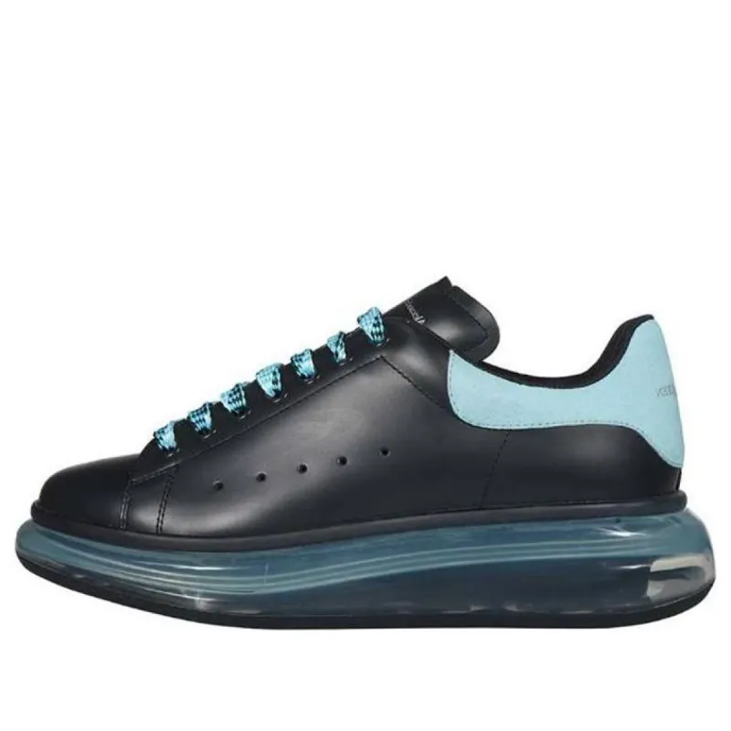 (WMNS) Alexander McQueen Oversized Sneakers 'Black Light Blue' 666893WHXMA1136 sold by KicksCrew