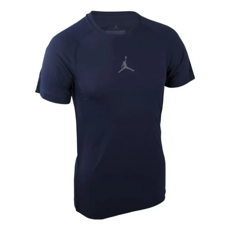 Air Jordan Fitted Short-sleeve 'Navy Blue' 642404-410 sold by KicksCrew