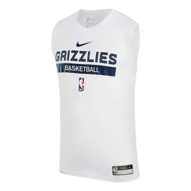 Nike x NBA DRI-FIT Memphis Grizzlies Training Jerseys 'White' FN5207-100 sold by KicksCrew
