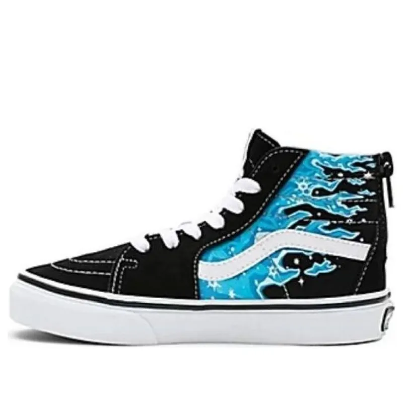 (PS) Vans Sk8-Hi Zip Shoes 'Black Blue' VN0005VSBZW sold by KicksCrew