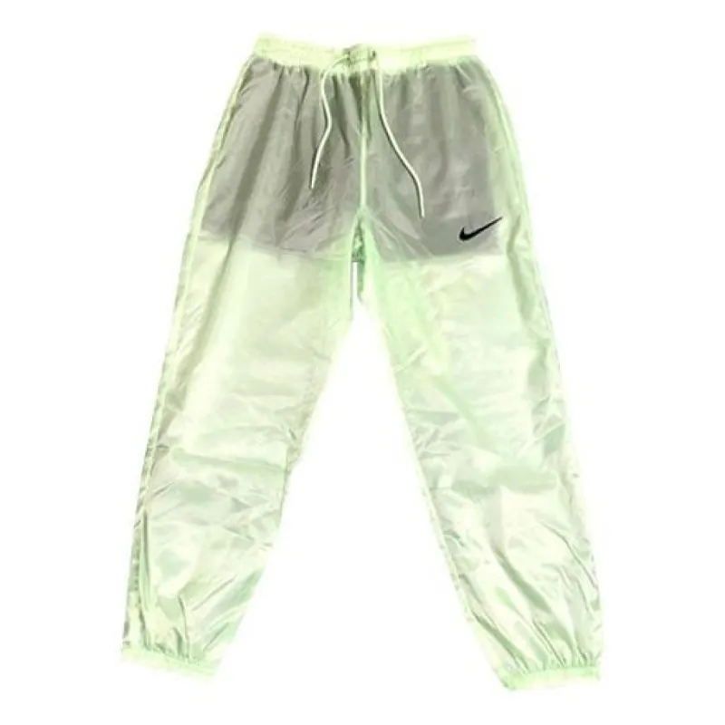 (WMNS) Nike Trendy Pants 'Light Fluorescent Green Black' CJ3007-318 sold by KicksCrew