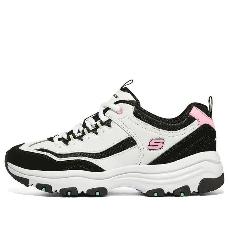 (WMNS) Skechers DLITES 1.0 'White Black Pink' 88888250-WBLM sold by KicksCrew