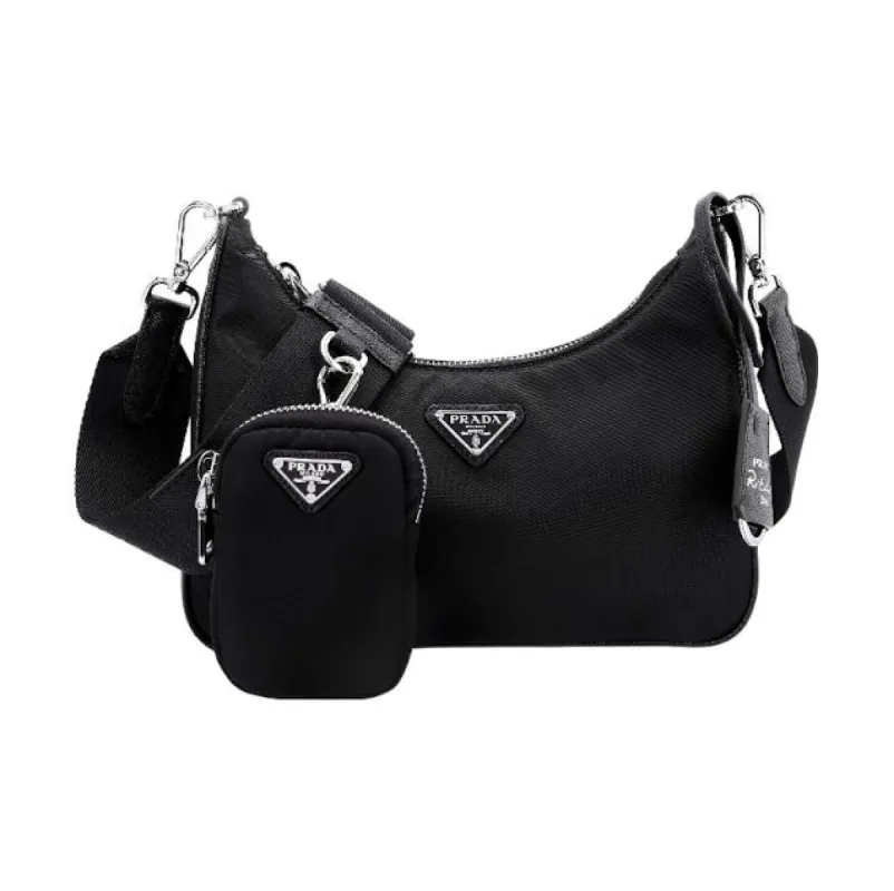 PRADA｜ (1BH038 UOO RV44 F0002) Black Patent Leather Bucket Bag | WE IN STYLE