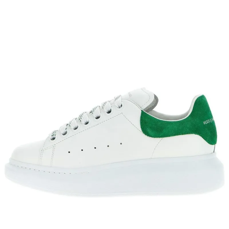 (WMNS) Alexander McQueen Oversized Sneaker 'Green White' 718139WIBN28846 sold by KicksCrew