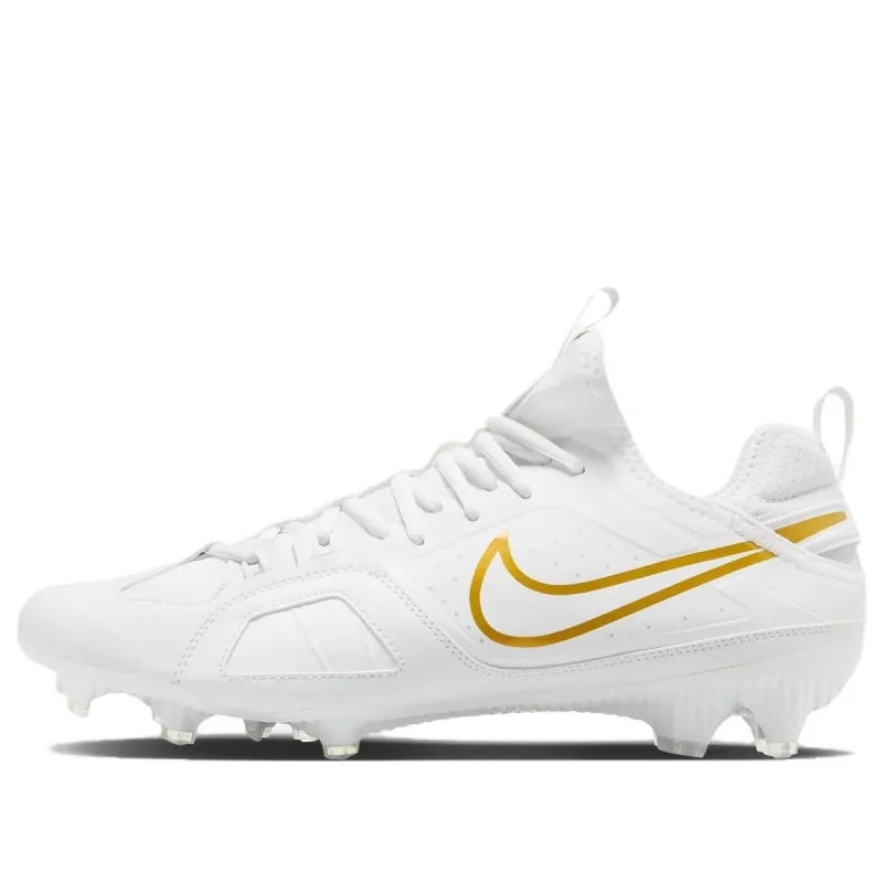 Nike Huarache 9 Varsity LAX 'White Metallic Vivid Gold' FD0090-100 sold by KicksCrew