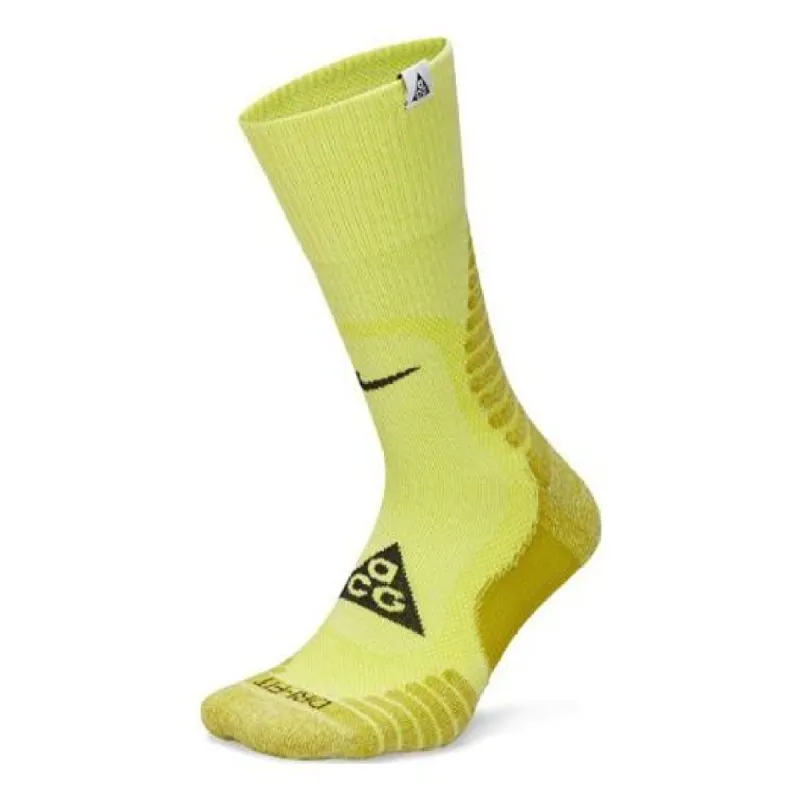 Nike ACG Outdoor Crew Socks 'Yellow Green' DV5465-700 sold by KicksCrew