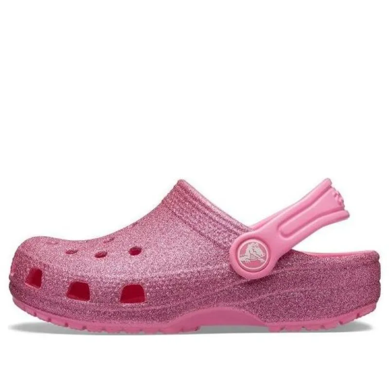 (GS) Crocs Crocband Classic Glitter Clogs 'Pink' 205441-669 sold by KicksCrew