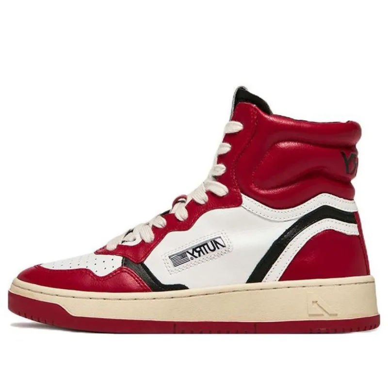 Autry Action Shoes Liberty Leather High 'Red' LUHM-HL02 sold by KicksCrew