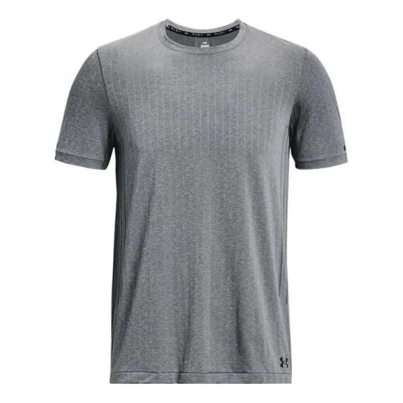 Under Armour Rush Seamless T-shirt 'Pitch Grey' 1373724-012 sold by KicksCrew