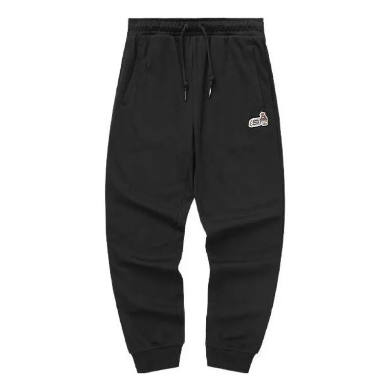 (WMNS) Skechers Hilarious Monster Series Solid Drawstring Knit Pants 'Black' L322W003-0018 sold by KicksCrew