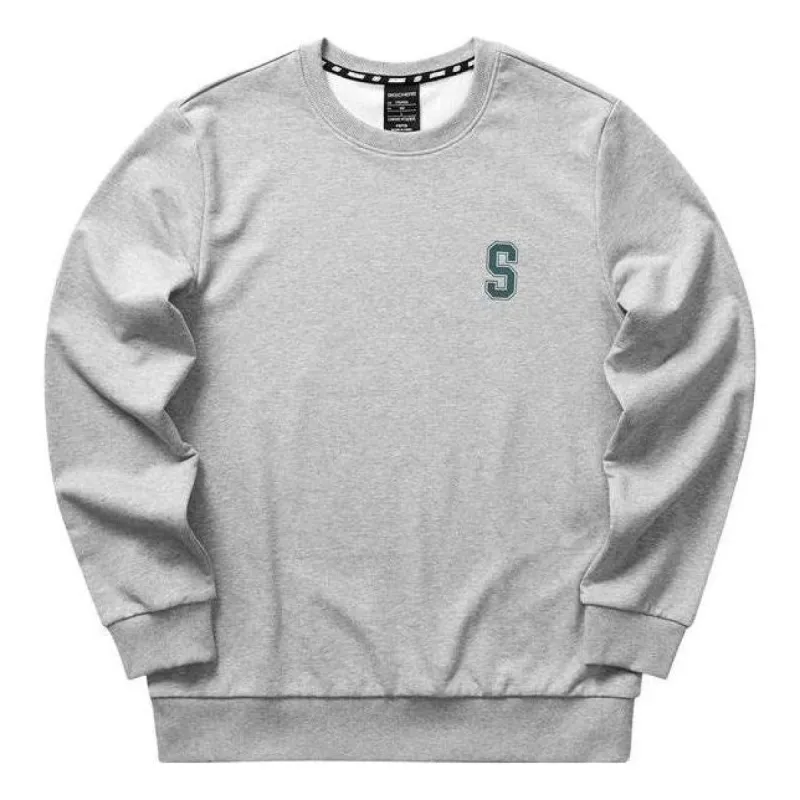 Skechers Letter Printed Long Sleeve T-Shirt 'Grey' L322U098-004F sold by KicksCrew