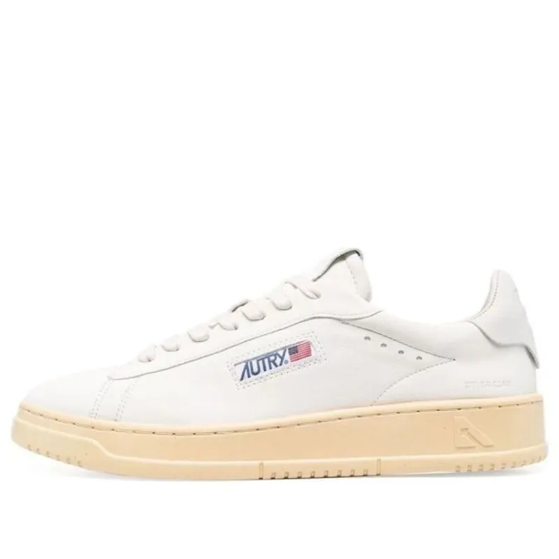 Autry Dallas Low Goatskin and Nubuck Leather 'White' ADLM-NG01 sold by KicksCrew