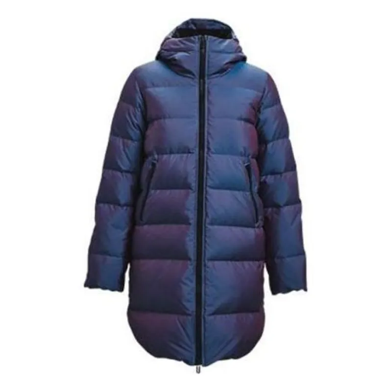 (WMNS) Under Armour ColdGear Infrared Down Iridescent Parka 'Navy Blue' 1365812-422 sold by KicksCrew