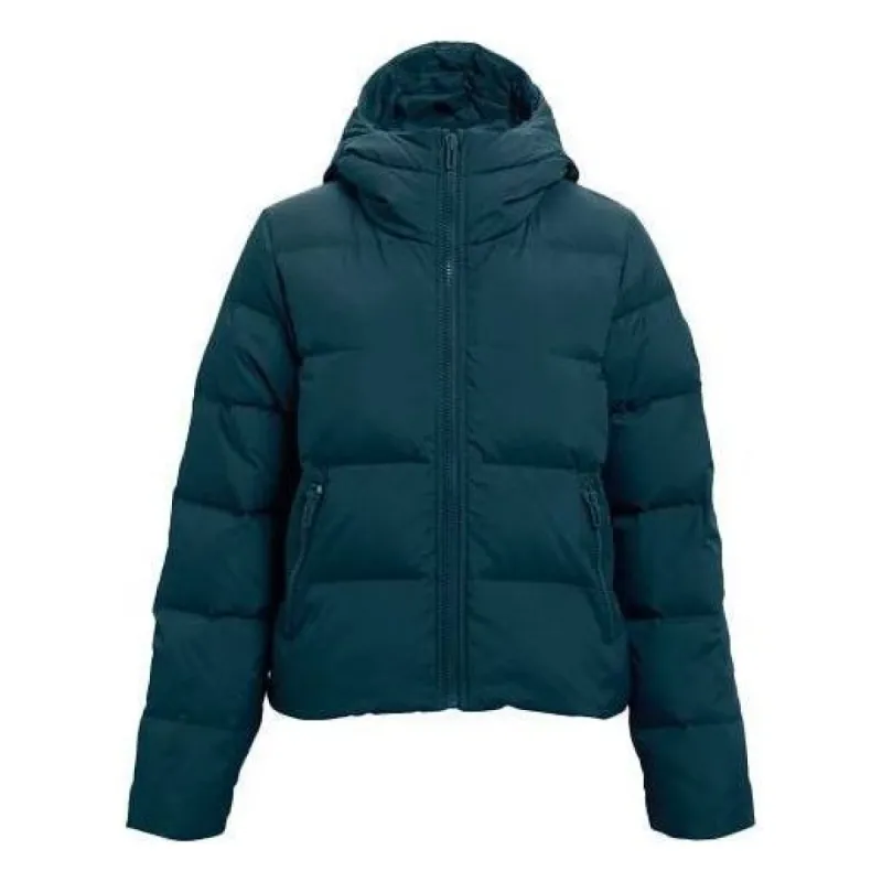 (WMNS) Under Armour ColdGear Infrared Down Jacket 'Teal' 1365811-413 sold by KicksCrew