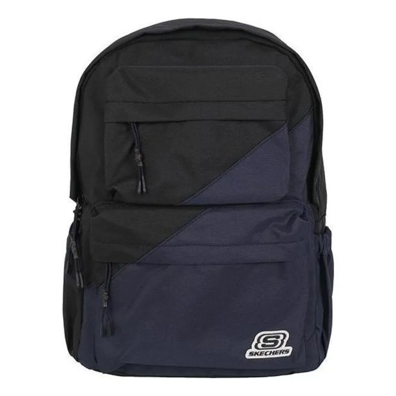 Skechers Logo Backpack 'Black Blue' L322U012-0018 sold by KicksCrew