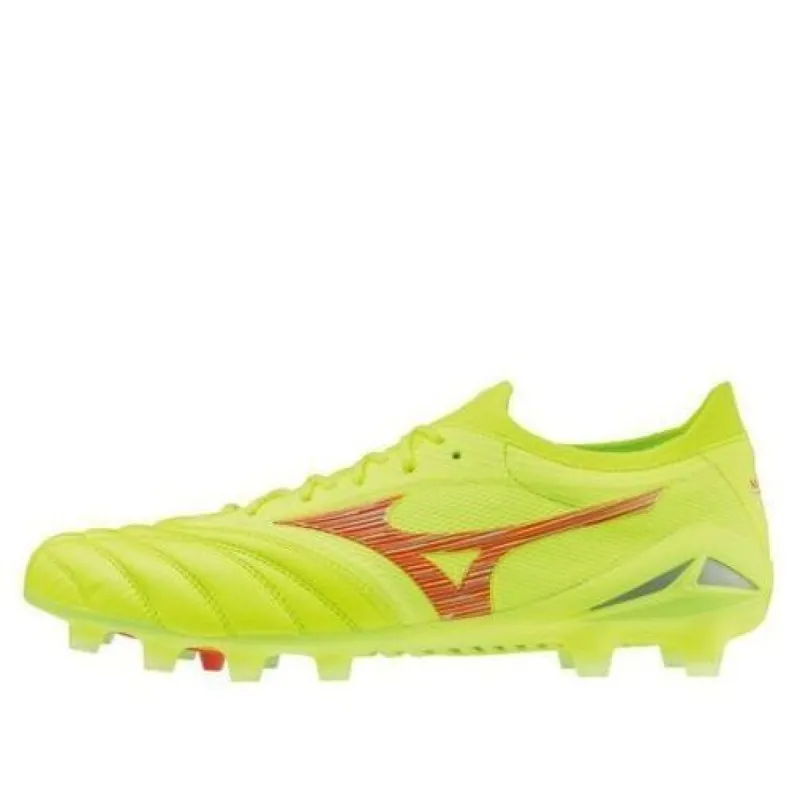 Mizuno Morelia Neo IV Beta FG 'Neon Yellow' P1GA244045 sold by KicksCrew