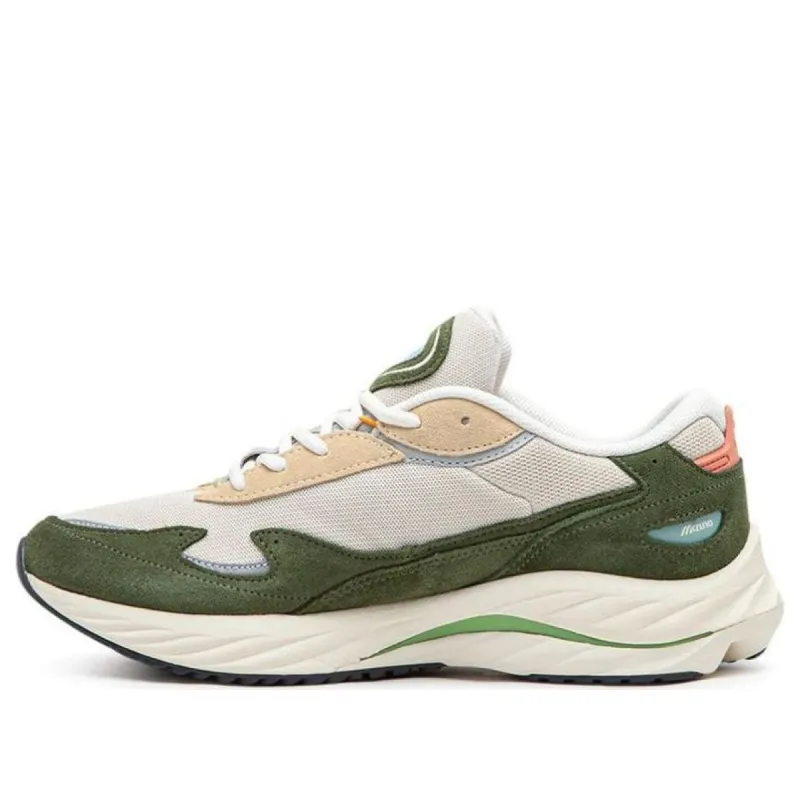 Mizuno Sports Style Wave Rider 'White Green' D1GA330906 sold by KicksCrew