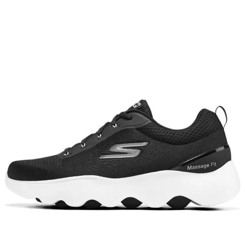 Skechers Go Walk Massage Fit 'Black White' 216404-BKW sold by KicksCrew