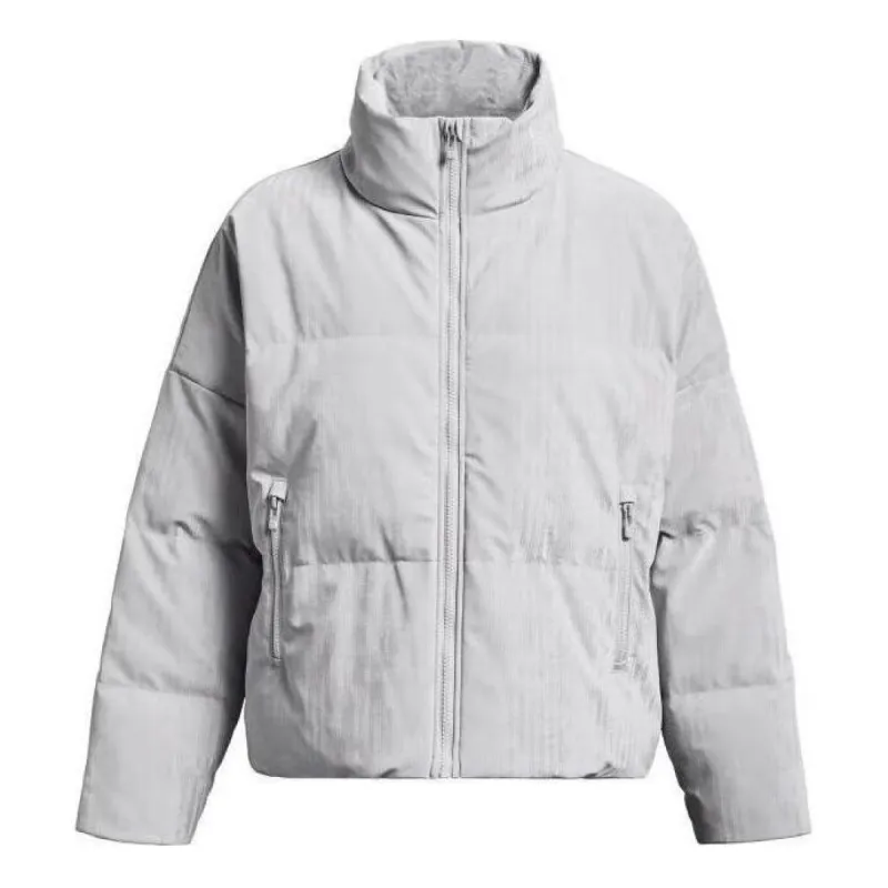 (WMNS) Under Armour ColdGear Infrared Down Puffer Jacket 'Halo Grey' 1378859-014 sold by KicksCrew
