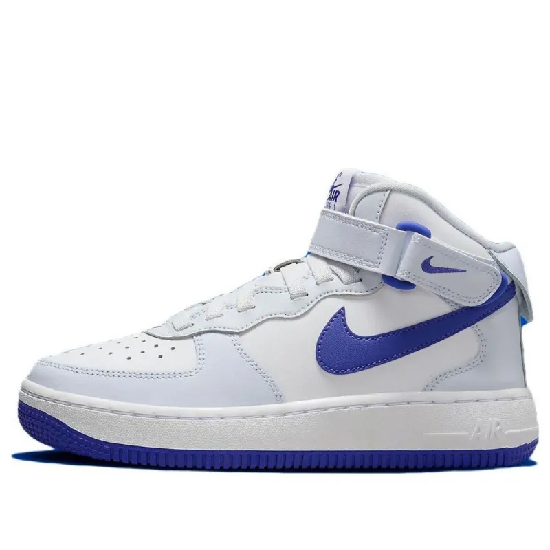 (GS) Nike Air Force 1 Mid EasyOn 'White Royal' FN1193-001 sold by KicksCrew