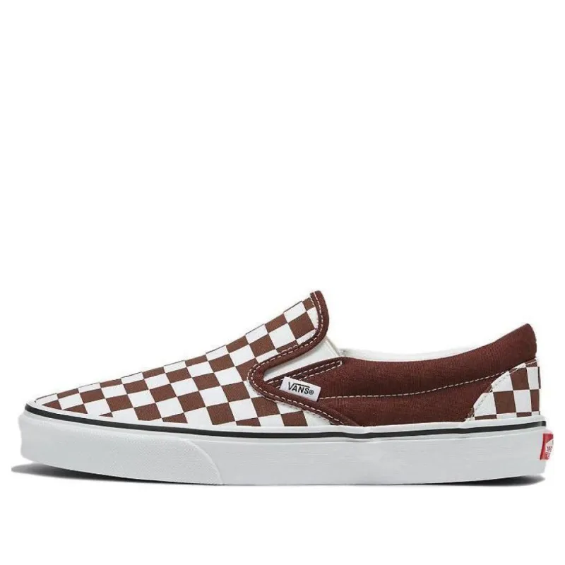 Vans Classic Slip-On 'Color Theory Checkerboard - Bitter Chocolate' VN000BVZ7YO sold by KicksCrew