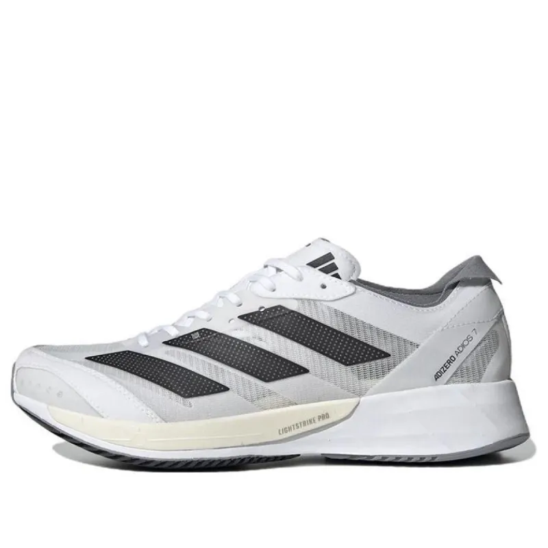 (WMNS) adidas Adizero Adios 7 'White Black' GX6648 sold by KicksCrew