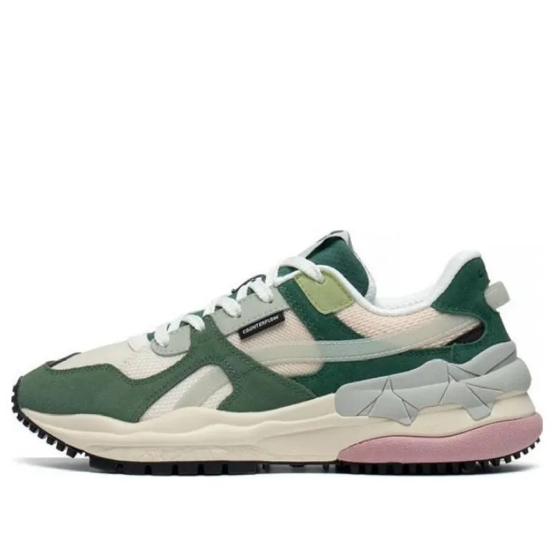 (WMNS) Li-Ning ChengFeng Sport Sneakers 'Beige Green Pink' AGCT172-4 sold by KicksCrew