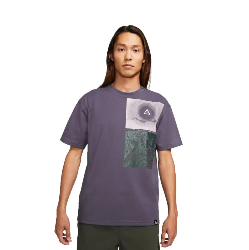 Nike ACG Nature Tee 'Purple' DD8807-506 sold by KicksCrew