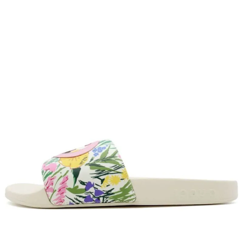 (WMNS) GUCCI Ken Scott Print Slide Sandal 'White ' 645925-2L320-9261 sold by KicksCrew